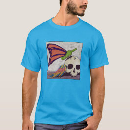 Camiseta Coexist Skull bird and Bottlefly 