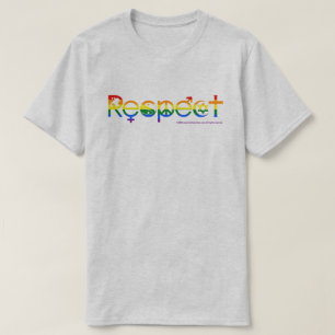 Camiseta Coexistir com Respeito à Orgulho gay