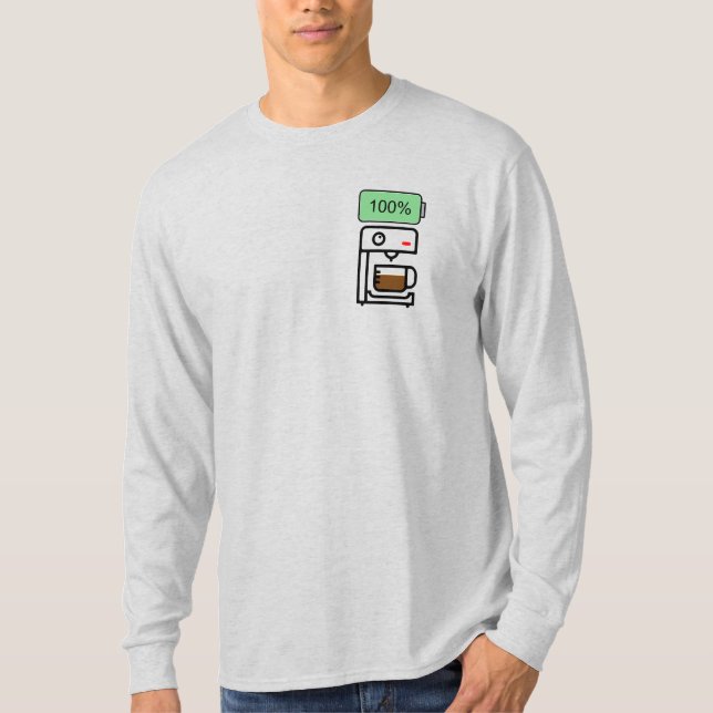 Camiseta Coffee addiction design (Frente)