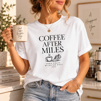Camiseta Coffee After Miles Run Club
