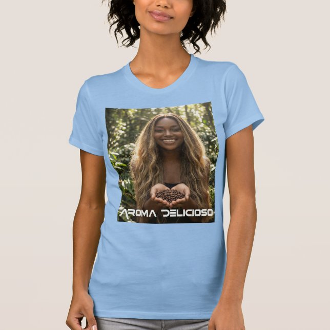 CAMISETA COFFEE - AROMA DELICIOSO (Frente)