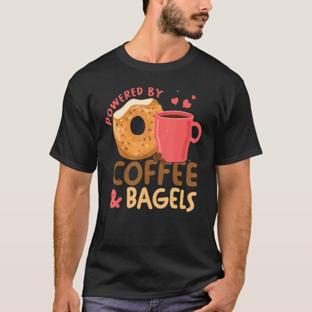 Camiseta Coffee Bagel Breakfast Brunch Bagel (Frente)