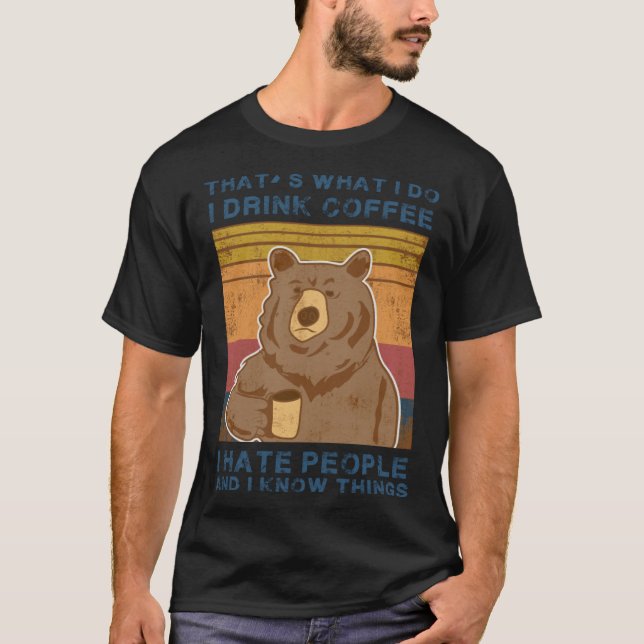 Camiseta Coffee bear (Frente)