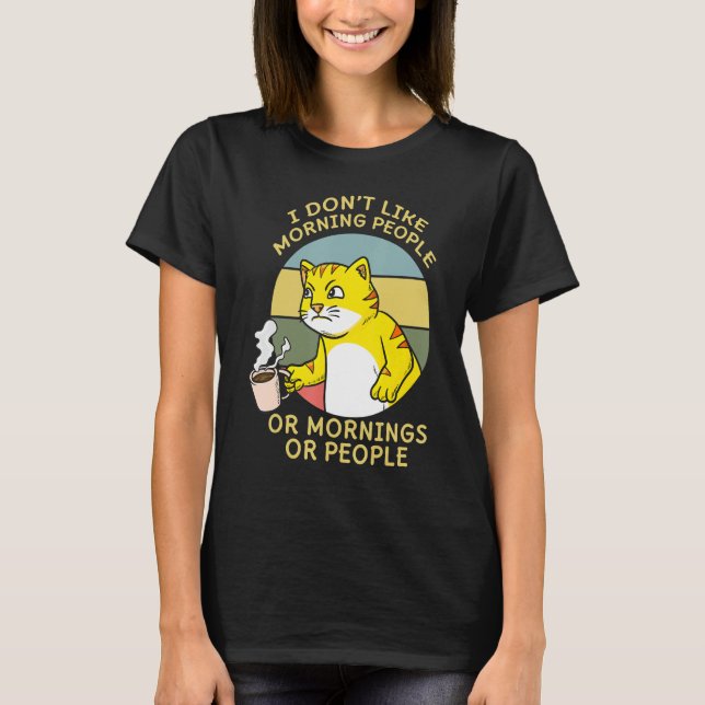 Camiseta Coffee  Cat Whisperer Caffeinated Coffeeholic (Frente)