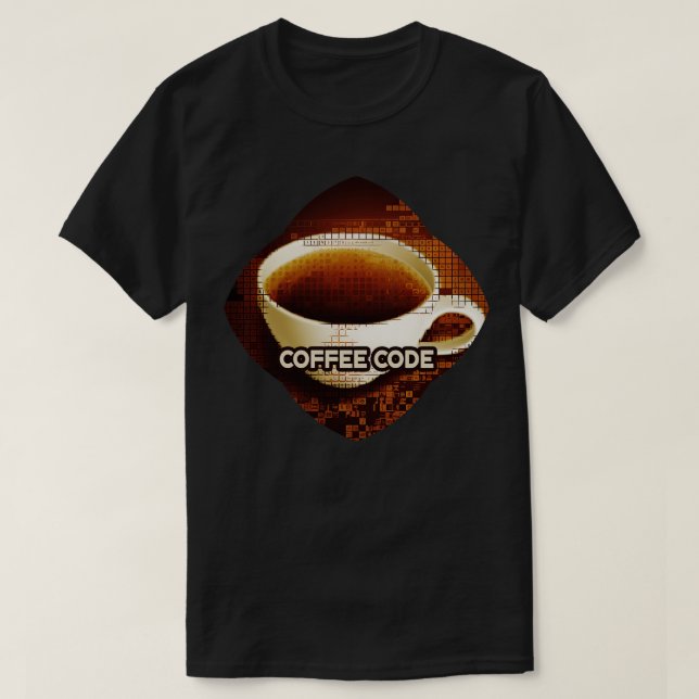 Camiseta Coffee Code (Frente do Design)