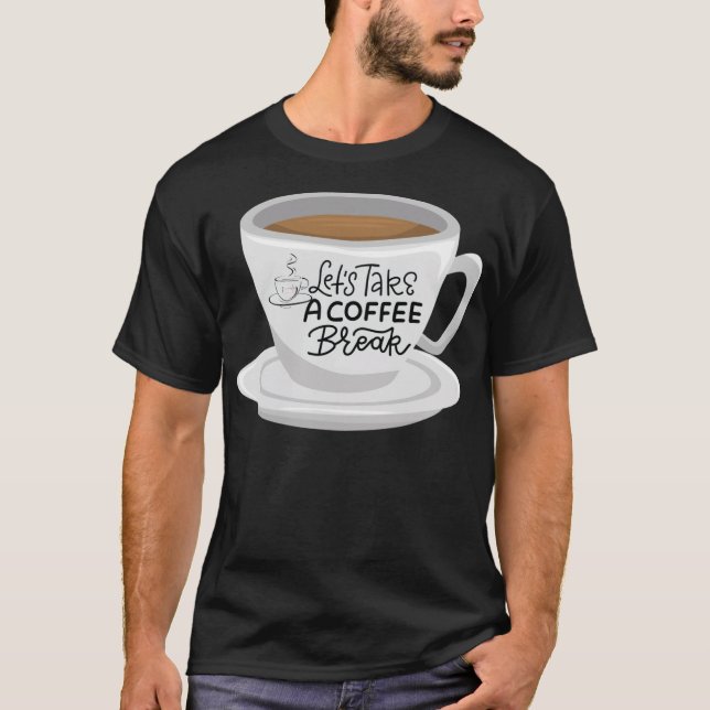 Camiseta Coffee  cool chocolate lab  (Frente)