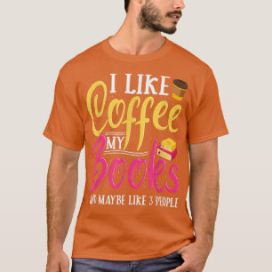Camiseta Coffee e Book Lover Caffeine Cotes para Café A
