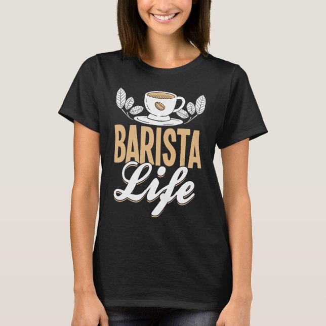 Camiseta Coffee  Espresso Barista Cappuccino Latte  1 (Frente)