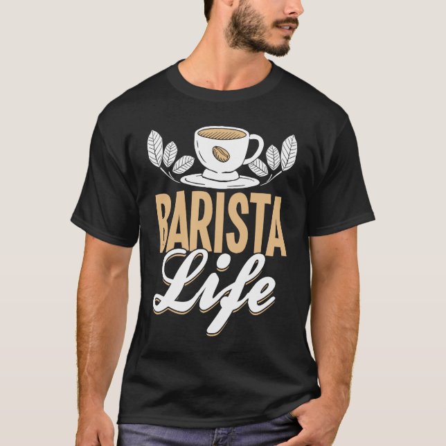 Camiseta Coffee  Espresso Barista Cappuccino Latte  1 (Frente)