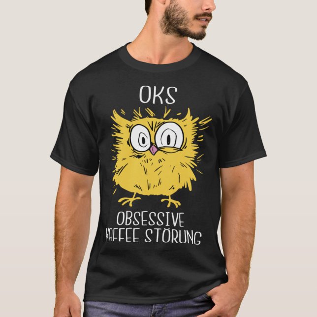 Camiseta Coffee Espresso Coffee  Owl Men Women (Frente)