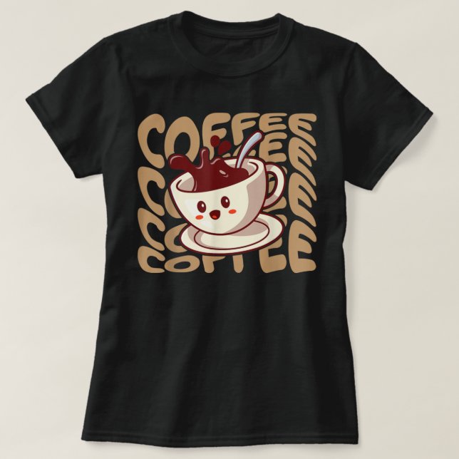 Camiseta Coffee Lover  (Frente do Design)