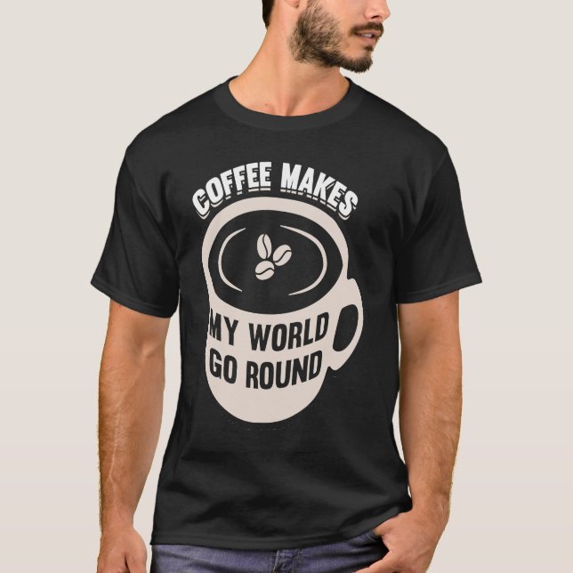 Camiseta Coffee Lover Espresso Barista Cappuccino Latte Art (Frente)