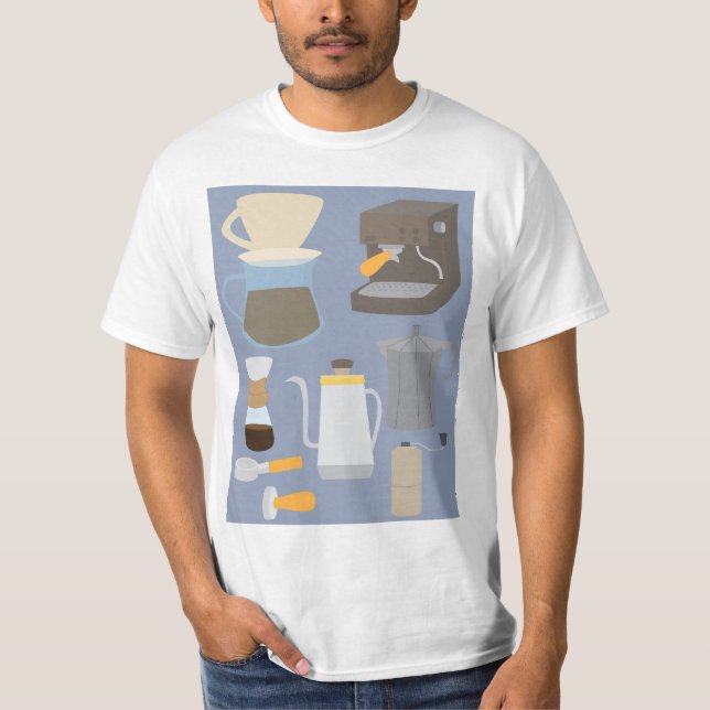 Camiseta Coffee Maker Tools (Frente)