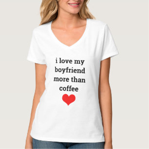 Camiseta Coffee Namorado Dia de os namorados Coffee Coffee 