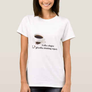 Camiseta Coffee.ologist (especialista em beber caf