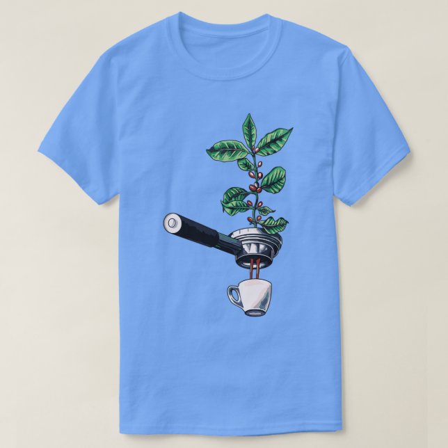 Camiseta Coffee Plant Espresso Barista (Frente do Design)