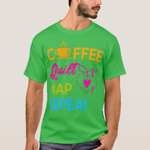 CAMISETA COFFEE QUILT NAP REPEAT