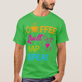 CAMISETA COFFEE QUILT NAP REPEAT