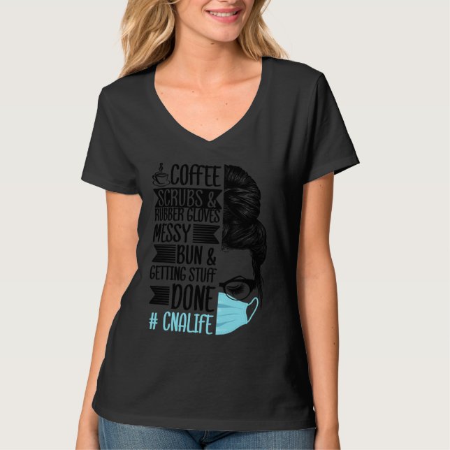 Camiseta Coffee Scrubs and Rubber Gloves drinker Barista Es (Frente)