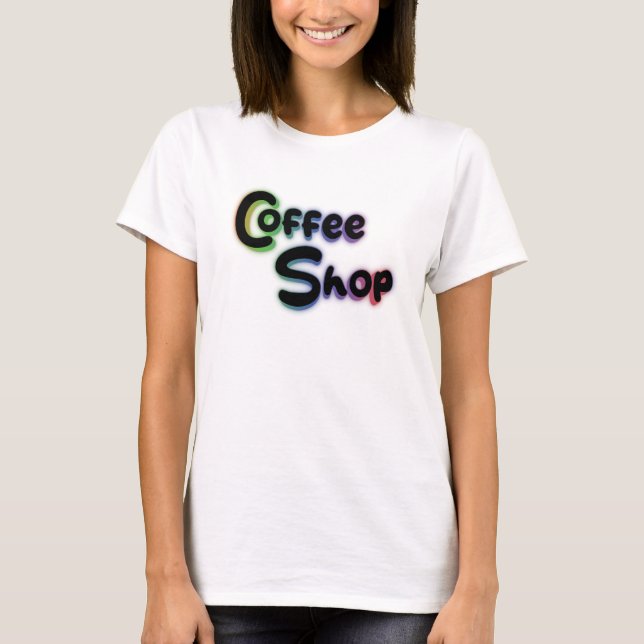 Camiseta Coffee shop (Frente)