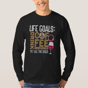 Camiseta Coffee Wine Coffee Quote Barista Legal Café Vinho