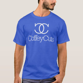 Camiseta Coffey corta o t-shirt dos azuis marinhos dos
