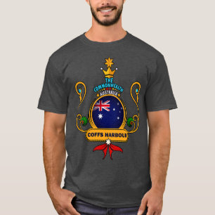 Camiseta Coffs Harbor City Prioridade Ouro na Austrália