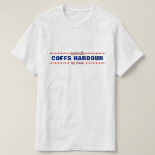 Camiseta COFFS HARBOUR - minha casa - Austrália; Coraçõe