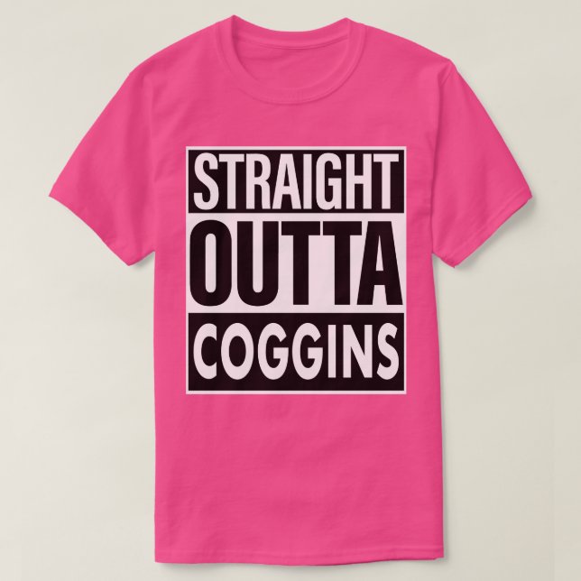 Camiseta Coggins - Hetero De Nome Fora De Coggins (Frente do Design)