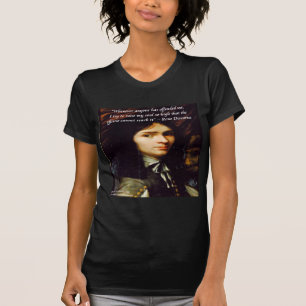 Camiseta "Cogito, ergo sum" é uma famosa frase em Latim dit