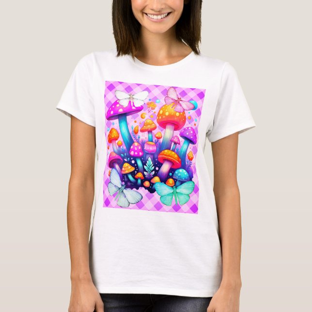 Camiseta cogumelo (Frente)