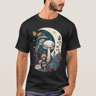 Camiseta Cogumelo Aesthetic Goblincore e Dark Cottagecore