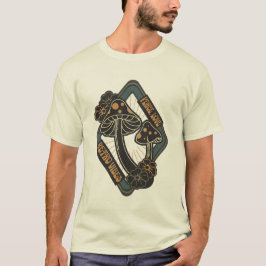 Camiseta Cogumelo Amanita Muscaria Botânico Cottagecore 