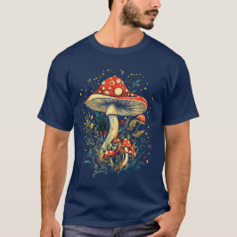 Camiseta Cogumelo Amanita Muscaria Botânico Cottagecore
