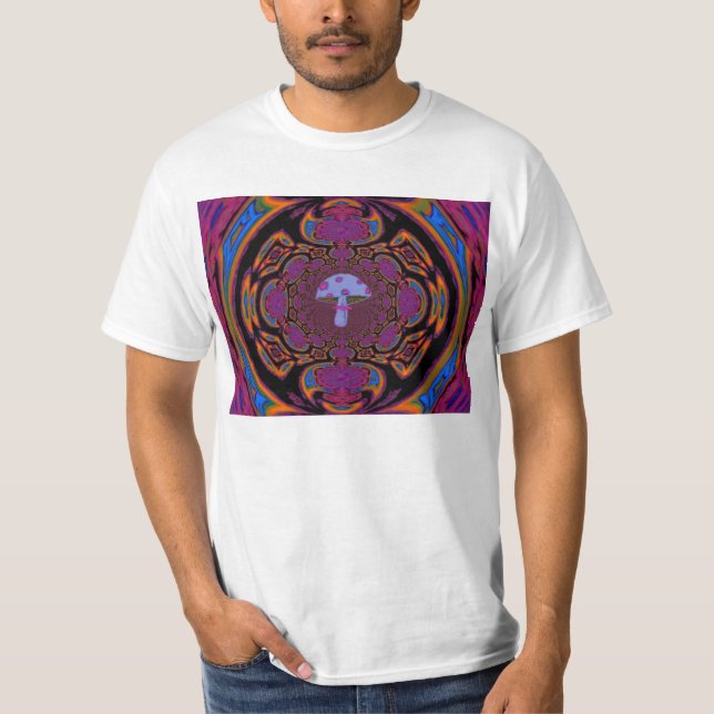 Camiseta Cogumelo azul #12 (Frente)