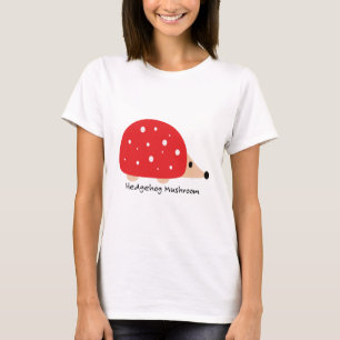 Camiseta Cogumelo Bonito e Engraçado