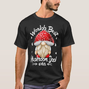 Camiseta Cogumelo caçando Gnome Toadstool Que Cogumelo Dadd