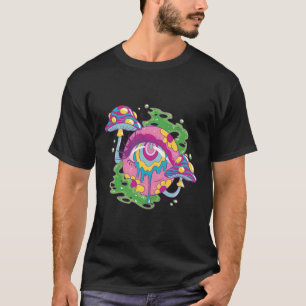 Camiseta Cogumelo Coletando Espécie De Cogumelo Caça Ao Cog