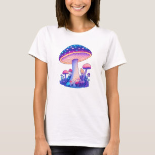 Camiseta Cogumelo com t-shirts e outras luzes de neon
