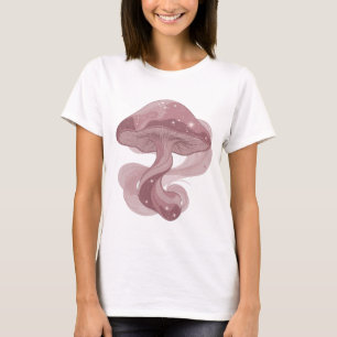 Camiseta Cogumelo de Prata Atraente da GALÁXIA