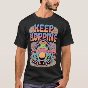 Camiseta Cogumelo de Rã Rave Psicodélico