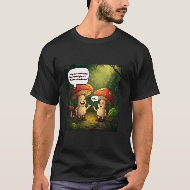 Camiseta Cogumelo Divertido (Frente)