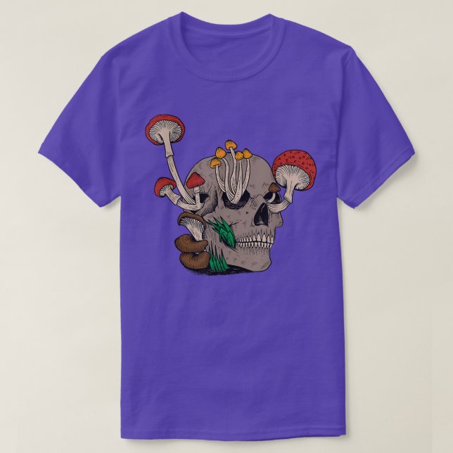 Camiseta cogumelo-do-   gótico de fada  (Frente do Design)