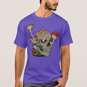 Camiseta cogumelo-do- gótico de fada