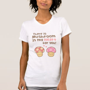Camiseta Cogumelo Fofo no meu Coração Por Você Doce Trocadi