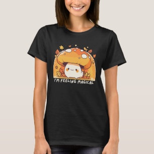 Camiseta Cogumelo Kawaii Mágico