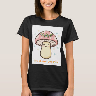 Camiseta Cogumelo Kawaii Mágico