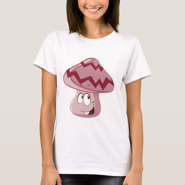 Camiseta Cogumelo mágico Emoji (Frente)