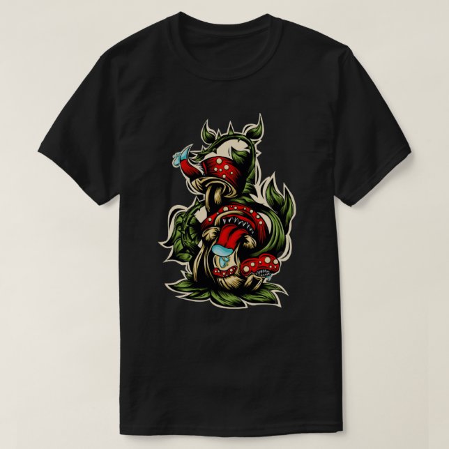 Camiseta cogumelo monstro 3 (Frente do Design)