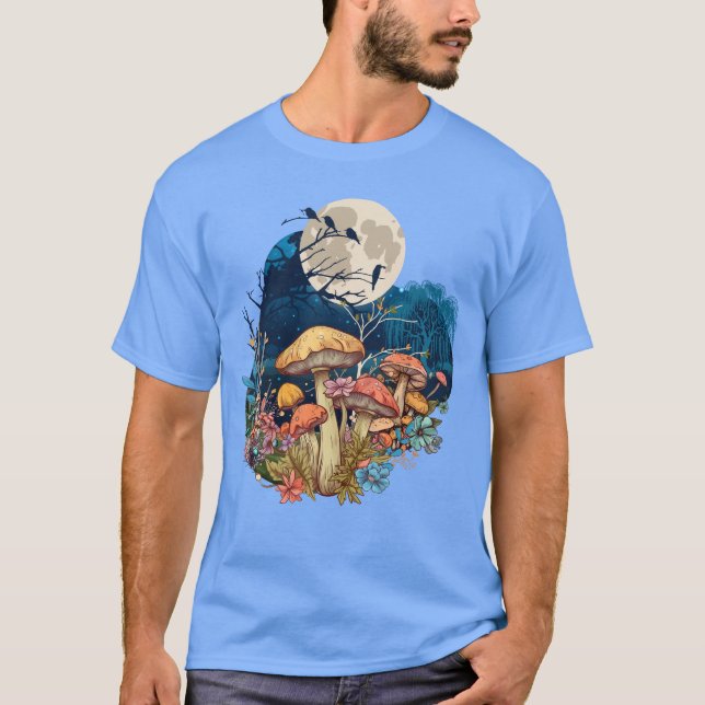 Camiseta Cogumelo Noturno Caprichoso (Frente)